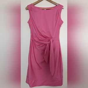 DVF New Della Pink Faux Wrap Dress
